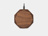 walnut Geometric Charging Pad | walnut,