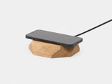 oak Geometric Charging Pad | oak