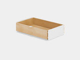 oak, single drawer, white