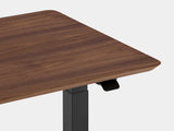 walnut veneer, , black