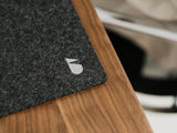 Mousepad Oakywood desk mat wool felt structure| anthracite,